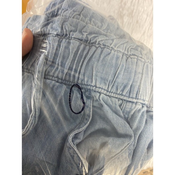 HOLLISTER High Rise Blue Chambray Denim Paperback Joggers Womens SZ S - Picture 13 of 13